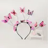 Amazon Cross-border Faixa de Cabelo Borboleta Anel de Cabelo Acessório de Cabeça Super Imortal Mori Imortal Noiva Faixa de Cabelo Casamento Grampo de Cabelo Borboleta