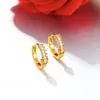 Fábrica de Origen Xuping Pendientes Geométricos de Círculo Transfronterizos Europeos y Americanos Aleación de Cobre Pendientes Elegantes de Lujo Ligero Venta al por Mayor para Mujeres