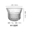 Taza Pequeña Manual para Café de Goteo Venta Directa del Fabricante Taza Creativa Japonesa Transparente para Cata de Té Copa de Cata Juego de Té Gongfu al por Mayor