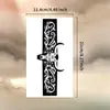 Tatuaje Temporal Adhesivo Brazalete Tatuaje Color Toro Impermeable Larga Duración Brazo Manga Completa Pierna Manga Completa Estilo Europeo y Americano Hombres y Mujeres Temporal