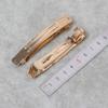Accesorios para joyería Sisi 8.10cm pasador de cinco estrellas pinza automática fábrica de joyería DIY pinza de resorte dorada