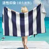 Toalla de Playa Transfronteriza Modelo Nuevo de Fibra Ultrafina, Hecha a Medida de Secado Rápido, Absorbente de Agua, Toalla de Baño Portátil, Toalla Transfronteriza Estampada de Terciopelo Doble Cara