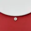 Prata Esterlina 925 Contas Vazadas de Moeda Contas de Engrenagem Contas de Flor de Pessegueiro Contas da Sorte Pulseira Tecelagem DIY Superfície Brilhante Trevo de Quatro Folhas Contas