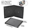 Paquete de 1-4 Cajas para Video 4K Blu-ray DVD Caja de Almacenamiento para DVD Caja de Plástico para BD CD Caja para Grabar CD