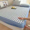 Colcha pieza única funda de cama protector de colchón funda de cama algodón puro 100% todo algodón funda de colchón ajustable 2026 funda de cama