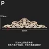 Dongyang Tallado en Madera Estilo Europeo Calcomanía Accesorios para Muebles Flores para Puertas de Madera Tallado Fino Calcomanías para Puertas de Gabinete Flores para Cabeceras Calcomanías de Madera Maciza Decoración