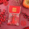 Nuevos Sobres Rojos de Boda de Brocado con Diseño Creativo, Sobres Rojos de Tela de Brocado con Exquisita Artesanía de Bordado, Venta al por Mayor