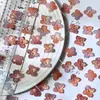 50 Piezas de Pétalos y Hojas de Hortensia Glaseados de 12 mm Accesorios para Joyería Hecha a Mano DIY Material para Pasador Antiguo Tocado
