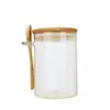 Frasco sellado de vidrio de borosilicato alto, frasco de almacenamiento redondo con cuchara, frasco para condimentos, frasco para dulces y té, frasco de almacenamiento sellado multiusos