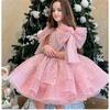 Vestidos Infantis Aliexpress 2026 Novos Modelos Ebay Vestidos de Performance de Piano para Crianças Vestidos de Daminha de Casamento Fantasias de Performance para Meninas