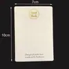 Estilo Coreano Blanco Sencillo Pasador Tarjeta de Papel Empaque DIY Accesorios para el Cabello Accesorios Cartón para Pasadores Cuerda para el Cabello Tarjeta para Pendientes