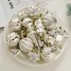 Conjunto de Pingentes Decorativos para Árvore de Natal Bola de Alta Qualidade Doméstico 2023 Novos Enfeites Pendurados Pequeno Pingente Saco de Material DIY