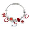Pulsera Kawaii de acero inoxidable transfronteriza Stetney Kulomi Panjia Linda pulsera de dibujos animados de KT Katie Cat