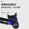 Tubo de Snorkel Guoyang de Seco Total, Tubo de Snorkel de Seco Total con Boquilla de Silicona, Tubo de Snorkel para Buceo Libre, Equipo de Buceo Profesional