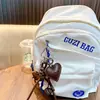 Llavero de Corazón de Cuero PU, Colgante de Corazón para Mochila, Correa para Teléfono de Cuerda Trenzada, Llavero Personalizado, Regalo Pequeño