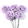 Espuma de PE simulación rosa flor ramo decoración accesorios hogar fiesta pegatinas arreglo floral joyería DIY venta al por mayor