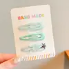 Pinzas de Pelo de Gota de Agua Coloridas de Dibujos Animados para Niñas, Pinzas BB para Flequillo, Sin Marca, Sin Daño al Cabello, Pinzas para Flequillo, Accesorios para el Cabello, Accesorios para la Cabeza