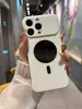 Aplicable para iPhone 17 Pro Max Espejo de retoque Funda magnética para teléfono Apple 16 Sin bordes Disipación de calor Ventana grande Carcasa dura