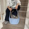 Bolso Bandolera de Cuero Muye para Mujer Otoño/Invierno 2026 Gran Capacidad Bolso Dumpling Algodón Relleno Simple Versátil Bolso de Hombro