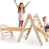 Tobogán para niños, estructura para escalar en cuadrícula, trípode plegable, marco de arco, combinación para interiores y hogar, juguete para niños de 3 a 10 años, estructura para escalar