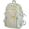 Mochila Impermeable de Nylon Estilo Japonés para Estudiantes de Secundaria y Preparatoria, Bolso Casual para Mujer