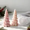 Jiahui Mei Árvore de Natal Vela Perfumada de Natal Enfeite Decorativo Molde de Silicone Transfronteiriço