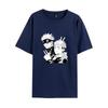 2021 nuevo jujutsu kaisen transfronterizo hechizo de regreso a la guerra periférico holgado para hombre y mujer jersey camiseta de manga corta verano