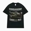 Camiseta Divertida Tung Tung Sahur Bate de Béisbol Fans para Hombre y Europea y Americana