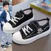 Zapatos de Lona Estilo Coreano para Niños, Transpirables de Verano Nuevos Modelos, Zapatos de Tela de Moda para Niñas, Tenis para Niños con Suelas Suaves, Zapatos de Moda para Niños