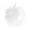 Festival Transfronterizo Europeo y Americano de Carreras de Caballos Tocado Retro de Plumas para Novia Malla de Moda para el Cabello Accesorios para el Cabello Suministro Mayorista de Amazon