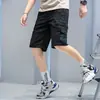 Pantalones Cortos Hombre Algodón Shorts de Playa Pantalones Casuales Hombre Shorts de Camuflaje Pantalones de Verano para Estudiantes Pantalones de Moda con Múltiples Bolsillos