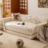 Toalla para Sofá Estilo Chino Vintage Universal Cuatro Estaciones Impermeable Cubierta Anti-Arañazos de Gato Cubierta Estilo Nuevo 2024 Alfombra Avanzada Manta Antideslizante