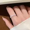 Anillo de Estrella Colorido con Pedrería Dulce y de Alta Calidad Estilo Coreano para Mujer, Diseño Único, Exquisito Anillo para Dedo Índice