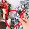 Adornos de Natal tiara fofa de galhos de veado presilha acessórios de cabelo para meninas acessórios de cabelo pai-filho doce tiara de pinha