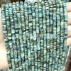 Espaciador de pino africano cuentas sueltas cuentas de rueda accesorios de joyería diy espaciador de pulsera junta cuentas planas de jade al por mayor