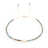 Pulsera de Perlas Naturales Tejida a Mano Estilo Bohemio Transfronteriza, Ajustable, Delgada, Para Mujer, Stock Listo, Mayoreo de Cuentas