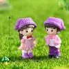 Acessórios Pequenos Mason DIY Modelo Arquitetônico Musgo Ornamentos de Micro Paisagem Bonecos de Animais e Plantas de Resina