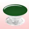 Soporte de Agarre para Teléfono de Silicona Transparente con Logo, Tipo Adhesivo Plegable, Color Sólido Simple Macaron, Soporte de Regalo para Ver Películas
