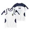 Produto Novo de Verão 2025 Blue Lock Prisão Azul Uniforme de Personagem Branco Camiseta Esportiva de Manga Curta Estampada Digitalmente 3D