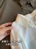 Nova Camisa Feminina de Linho-Tencel para Primavera/Verão com Gola Reversível, Bolsos, Botões Amigos da Pele, Top de Manga Longa de Liocel