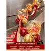 Decoração de Corrimão de Escada Casamento Alto Padrão Casa Nova Longe Balão Arranjo Romântico terno Corredor de Flores Longe Escada Rolante