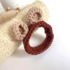 Celebrante de Internet Nuevo Hecho a Mano Puro Osito Orejas de Conejo Felpa Dibujos Animados Lazo Grande Lazo Intestinal Lindo Lindo Lindo Cuerda para el Pelo para Niña Accesorios para el Cabello