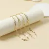 Cadena para gafas de metal cuadrada de moda transfronteriza europea y americana, cadena para mascarilla, cadena para gafas simple y moderna de tipo halter para mujer