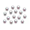 Pedras de Strass com Garras de Zircônia Redondas, Pedras de Strass de Vidro Costuradas à Mão, Pedras de Strass de Cristal Costuradas à Mão, Acessórios Artesanais DIY para Roupas, Sapatos e Bolsas no Atacado