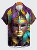 Camisa de Elementos Creativos Transfronterizos de Comercio Exterior 2023 Nueva Impresión Digital 3D Camisa Holgada de Manga Corta Moderna Top para Hombre