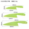 Cuchillo de Fruta de Plástico para Niños, Cuchillo para Pan Tostado, Cuchillo para Pasteles, Cuchillo Pelador de Verduras, Cuchillo para Suplementos Alimenticios de Bebé, Cuchillo para Cortar Verduras