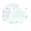 Ranura en U de Plástico Ranura para Luz de Plástico PVC Material de Forma Especial Extrusión en Frío Tira de Tarjeta Decorativa Tira de Borde para Tablero Kt Tira de Tarjeta para Vidrio Tira de Borde