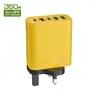 Cargador multi-puerto 3U 2PD de 360W, adecuado para cargar teléfonos Apple y Android, adaptador de corriente de 5V 2A 12W