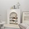 Estilo Francés Ins Crema Gabinete Decorativo para Sala de Estar Chimenea Blanco Exhibición Gabinete de Entrada Cueva Celebridad de Internet Estante de Almacenamiento Simple