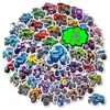 Novo Conjunto de 56 Adesivos de Caminhão Monstro Selvagem com Pneus Gigantes Ousados, Aparência Colorida, Estilo Moderno e Decoração Personalizada